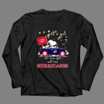 Snoopy and Woodstock Driving car just a girl who lover fall and love Carolina Hurricanes 4 Long Sleeves.jpg