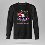 Snoopy and Woodstock Driving car just a girl who lover fall and love Carolina Hurricanes 9 Sweatshirt.jpg