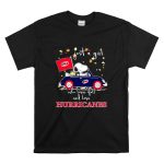 Snoopy and Woodstock Driving car just a girl who lover fall and love Carolina Hurricanes T Shirt 6.jpg