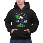Snoopy and Woodstock Driving car just a girl who lover fall and love Dallas Stars 2 Hoodie.jpg