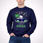 Snoopy and Woodstock Driving car just a girl who lover fall and love Dallas Stars 3 Sweatshirt.jpg