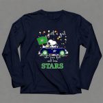 Snoopy and Woodstock Driving car just a girl who lover fall and love Dallas Stars 6 Long Sleeves.jpg