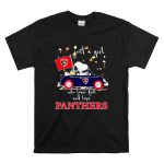 Snoopy and Woodstock Driving car just a girl who lover fall and love Florida Panthers T Shirt 6.jpg