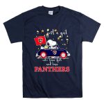 Snoopy and Woodstock Driving car just a girl who lover fall and love Florida Panthers T Shirt 7.jpg
