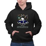 Snoopy and Woodstock Driving car just a girl who lover fall and love Oakland Athletics 2 Hoodie.jpg