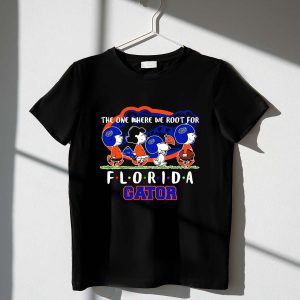 Snoopy and Woodstock Peanuts The One Where We Root For Florida Gators 1 T Shirt.jpg