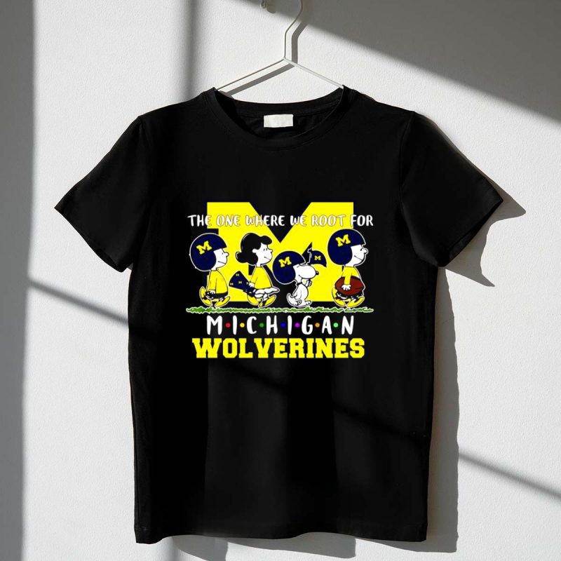 Snoopy And Woodstock Peanuts The One Where We Root For Michigan Wolverine 1 T Shirt.jpg