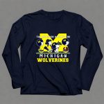 Snoopy and Woodstock Peanuts The One Where We Root For Michigan Wolverine 6 Long Sleeves.jpg