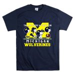 Snoopy and Woodstock Peanuts The One Where We Root For Michigan Wolverine T Shirt 7.jpg