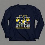 Snoopy and Woodstock Peanuts The One Where We Root For Notre Dame Fighting Irish 6 Long Sleeves.jpg
