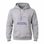 Snoopy and Woodstock Remembering on Memorial Day with American Flags 8 Hoodie