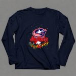 Snoopy and Woodstock Santa Christmas Columbus Blue Jackets 6 Long Sleeves.jpg