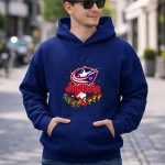 Snoopy and Woodstock Santa Christmas Columbus Blue Jackets 8 Hoodie.jpg