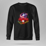 Snoopy and Woodstock Santa Christmas Columbus Blue Jackets 9 Sweatshirt.jpg