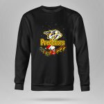 Snoopy and Woodstock Santa Christmas Nashville Predators 9 Sweatshirt.jpg