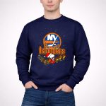 Snoopy and Woodstock Santa Christmas New York Islanders 3 Sweatshirt.jpg