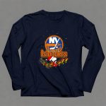 Snoopy and Woodstock Santa Christmas New York Islanders 6 Long Sleeves.jpg