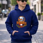 Snoopy and Woodstock Santa Christmas New York Islanders 8 Hoodie.jpg