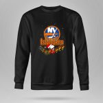 Snoopy and Woodstock Santa Christmas New York Islanders 9 Sweatshirt.jpg