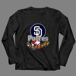Snoopy and Woodstock Santa Christmas San Diego Padres 4 Long Sleeves.jpg