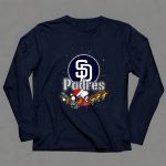 Snoopy and Woodstock Santa Christmas San Diego Padres 6 Long Sleeves.jpg