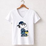 Snoopy and Woodstock Wear Clothing Seattle Kraken 5 Womens V Neck.jpg