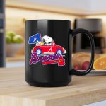 Snoopy and Woodstock driving car Atlanta Braves 2 mug.jpg