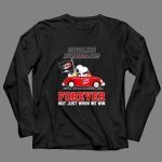 Snoopy and Woodstock driving car Carolina Hurricanes forever not just when we win 4 Long Sleeves.jpg