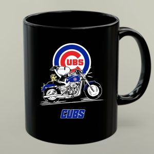 Snoopy and Woodstock driving motorbike Chicago Cubs 1 mug.jpg