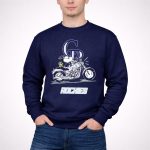 Snoopy and Woodstock driving motorbike Colorado Rockies 3 Sweatshirt.jpg