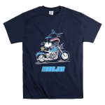 Snoopy and Woodstock driving motorbike Miami Marlins T Shirt 7.jpg