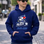 Snoopy and Woodstock driving motorbike Toronto Blue Jays 8 Hoodie.jpg