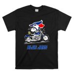Snoopy and Woodstock driving motorbike Toronto Blue Jays T Shirt 6.jpg