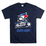 Snoopy and Woodstock driving motorbike Toronto Blue Jays T Shirt 7.jpg