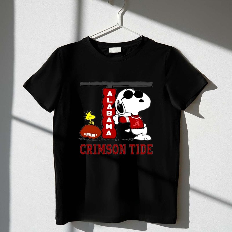Snoopy And Woodstocks Alabama Crimson Tide 1 T Shirt