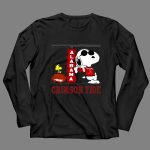 Snoopy and Woodstocks Alabama Crimson Tide 4 Long Sleeves