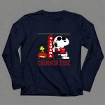 Snoopy and Woodstocks Alabama Crimson Tide 6 Long Sleeves