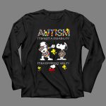 Snoopy and Woodstocks Autism Its Not A Disability Its A Different Ability 4 Long Sleeves