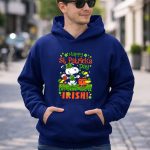 Snoopy and Woodstocks Eat Drink Beer and Be Irish 8 Hoodie