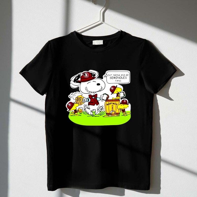 Snoopy And Woodstocks Eat Drink Beer And Be Seminoles Fans 1 T Shirt.jpg