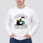 Snoopy and Woodstocks Feeling Lucky St Patricks Day 4 Long Sleeves