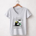 Snoopy and Woodstocks Feeling Lucky St Patricks Day 5 Womens V Neck1