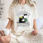 Snoopy and Woodstocks Feeling Lucky St Patricks Day T Shirt 7