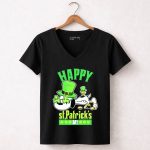 Snoopy and Woodstocks Happy St Patricks Day 5 Womens V Neck1
