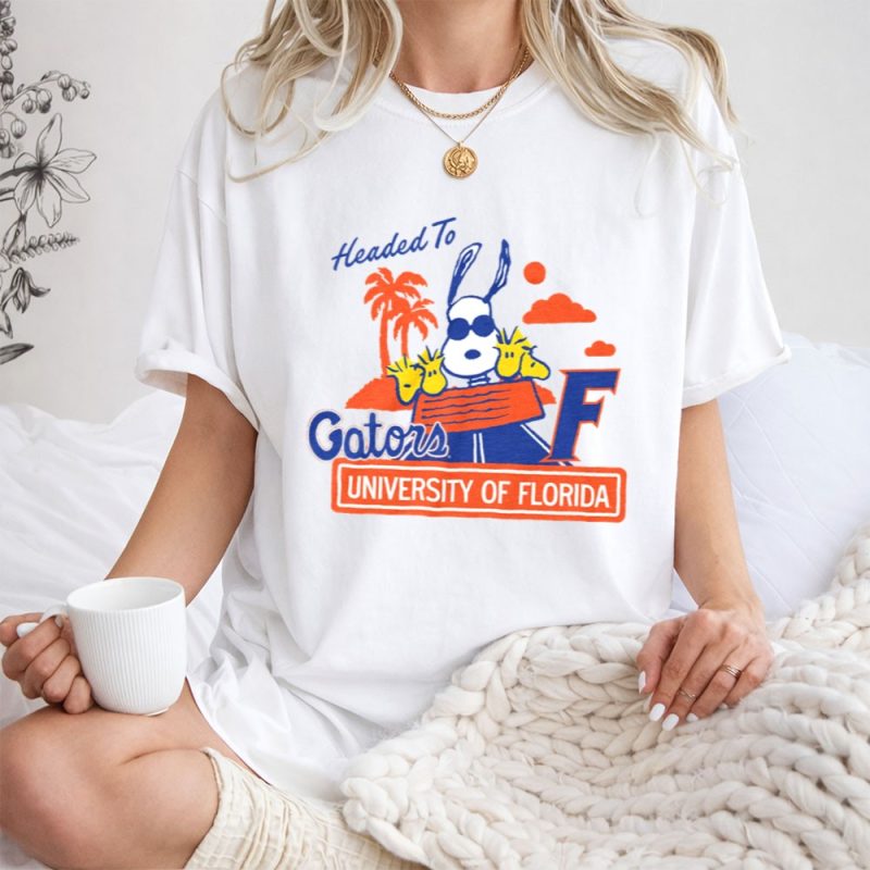 Snoopy And Woodstocks Headed To Florida Gators 1 T Shirt.jpg