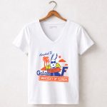 Snoopy and Woodstocks Headed To Florida Gators 5 Womens V Neck.jpg