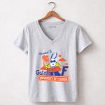Snoopy and Woodstocks Headed To Florida Gators 7 Womens V Neck.jpg