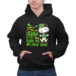 Snoopy and Woodstocks Im Not Irish But Kiss Me Any Way 2 Hoodie