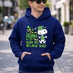 Snoopy and Woodstocks Im Not Irish But Kiss Me Any Way 8 Hoodie
