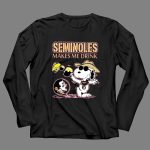 Snoopy and Woodstocks Makes Me Drink Beer With Florida State Seminoles 4 Long Sleeves.jpg